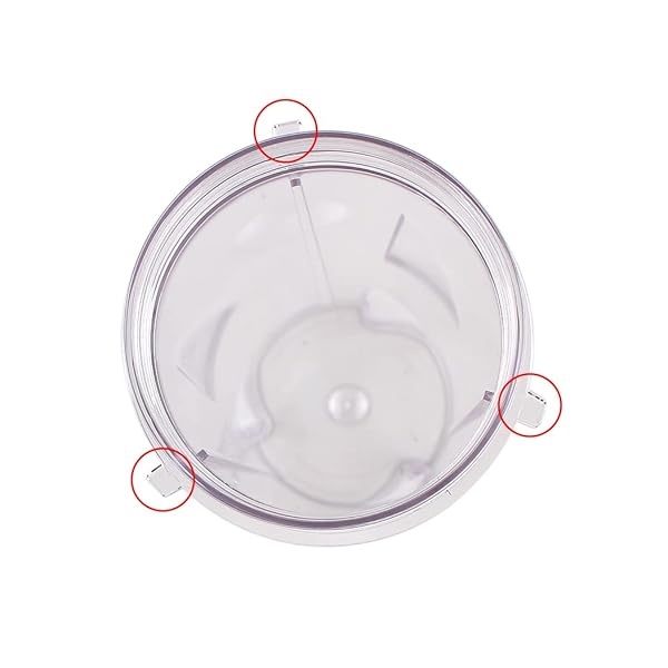 Anbige - Juego de 3 pestañas para batidora Nutri Ninja, 2 unidades de 16 onzas y tapa de sip & Seal para Ninja BL200 30/BL201 30/BL201C 30/BL203QBK/BL100 - Image 5