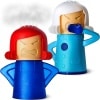 Angry Mama Steaming Mama - Horno de microondas para mamá y mamá fría para refrigerador y congelador - Herramienta de limpieza de vapor de alta temperatura, 2 unidades (Mikrowave y nevera)