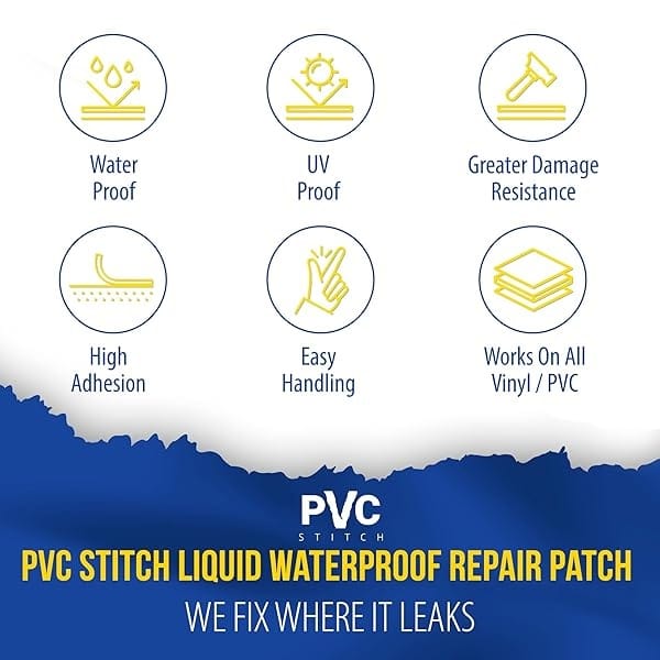 Aqua PRO Kit de reparación para equipos inflables y equipos de uso bajo el agua, impermeable pegamento + parche de reparación para barcos, botas, piscinas, neopreno, vinilo, Sellador PVC - Image 7