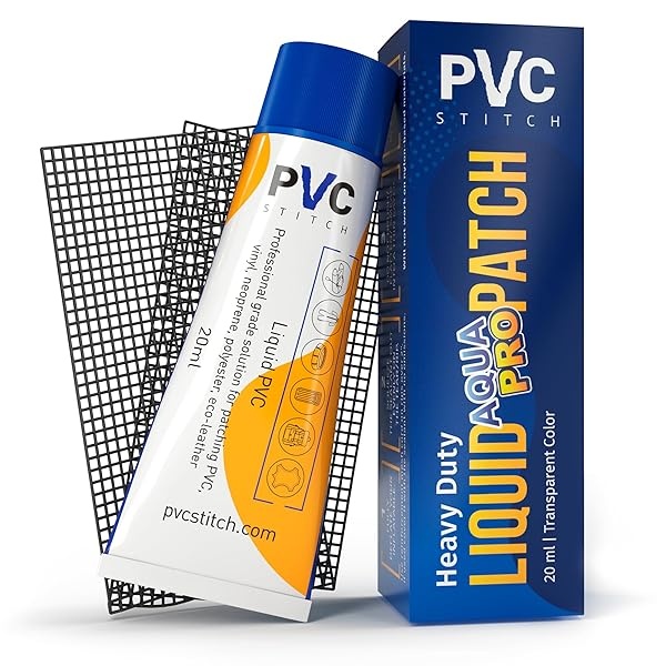 Aqua PRO Kit de reparación para equipos inflables y equipos de uso bajo el agua, impermeable pegamento + parche de reparación para barcos, botas, piscinas, neopreno, vinilo, Sellador PVC