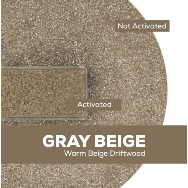 Arena polimérica DOMINATOR gris beige de 10 libras con revolucionaria tecnología flexible de cerámica para estabilizar juntas de pavimentadoras/huecos, 1/8 pulgadas hasta 4 pulgadas, resultados de - Image 4