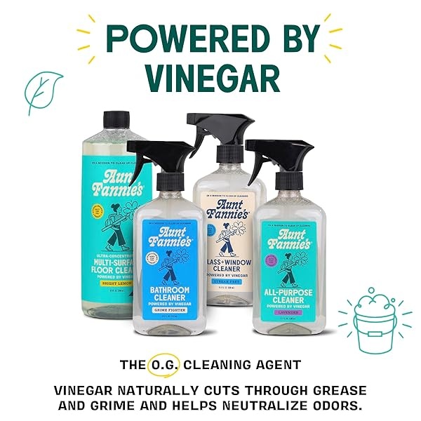 Aunt Fannie's Floor Cleaner Vinegar Wash, 950ml (Bright Lemon) - Image 5