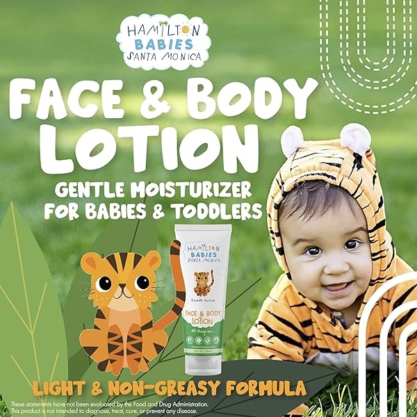 BABY FACE & BODY LOTION Healthy Hydration with Chamomile Flower, Bitter Orange, Lemon Peel, Sage, Thyme, Shea Butter, Coconut Oil, Orange Peel and Manuka Honey. Free of sulfates, gluten & paraben - Image 3