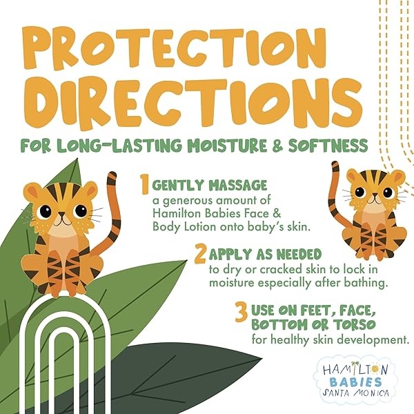 BABY FACE & BODY LOTION Healthy Hydration with Chamomile Flower, Bitter Orange, Lemon Peel, Sage, Thyme, Shea Butter, Coconut Oil, Orange Peel and Manuka Honey. Free of sulfates, gluten & paraben - Image 5