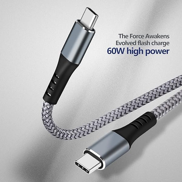 BSTOEM USB C to USB-C Charger Cable 60W 2Pack 10FT Long Type C to Type-C Fast Charging Cord - Image 6