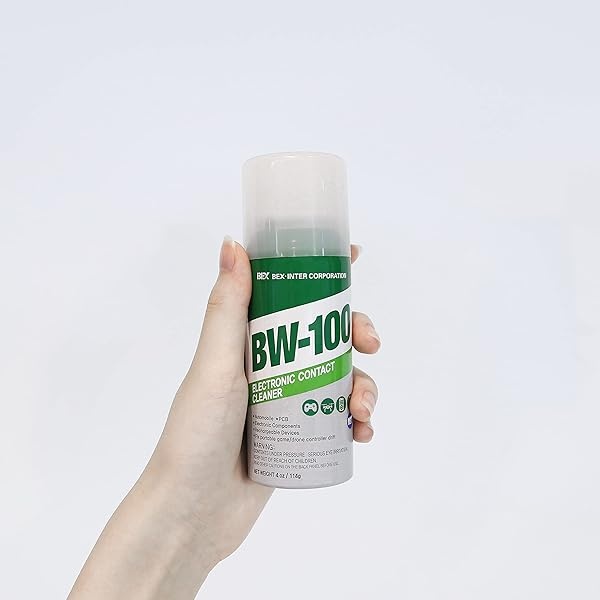 BW-100 Limpiador de contacto electrónico no inflamable en aerosol – Limpia de forma segura joycons, ordenadores, PCB y más – Elimina el polvo, la suciedad y los contaminantes en contacto – Secado rápido | 114 g | Paquete de 3 - Image 4