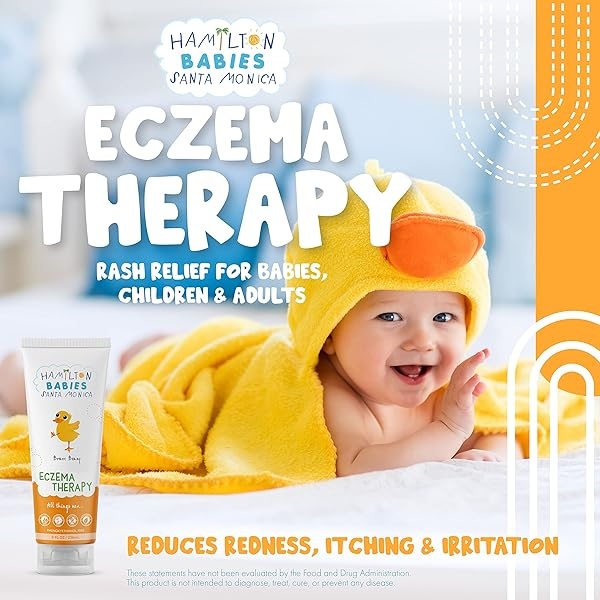 Baby Eczema Cream Therapy. All Natural, Gentle Healing Protection for All Skin Types. Dermatologist Tested and Recommended. Hypoallergenic. Phenoxyethanol, Sulfate, Phthalate, Paraben, Gluten FREE - Image 4