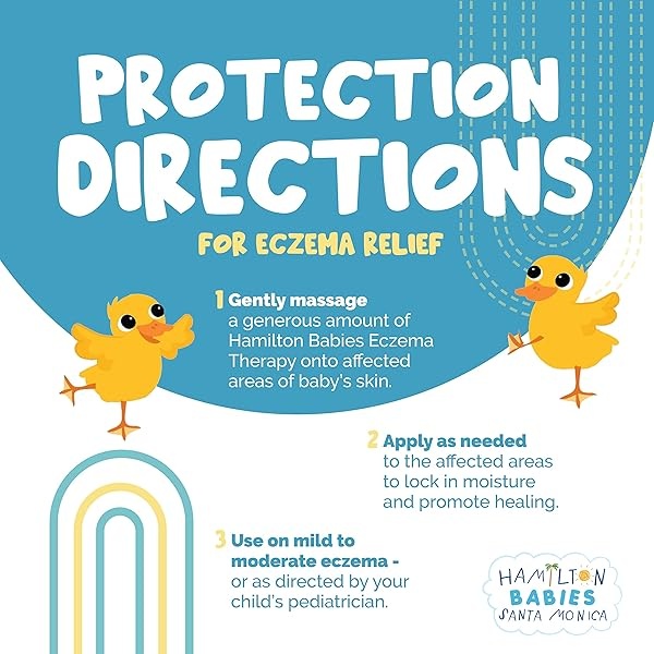 Baby Eczema Cream Therapy. All Natural, Gentle Healing Protection for All Skin Types. Dermatologist Tested and Recommended. Hypoallergenic. Phenoxyethanol, Sulfate, Phthalate, Paraben, Gluten FREE - Image 6