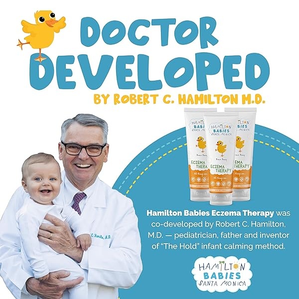 Baby Eczema Cream Therapy. All Natural, Gentle Healing Protection for All Skin Types. Dermatologist Tested and Recommended. Hypoallergenic. Phenoxyethanol, Sulfate, Phthalate, Paraben, Gluten FREE - Image 7