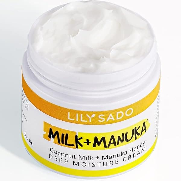 Best Natural Face Moisturizer Skin Cream - Non Greasy Daily Facial Moisturizer with Coconut Milk + Manuka Honey + Aloe + Cocoa Butter â€" Organic Honey Face Cream for All Skin Types, Wrinkles & Eczema