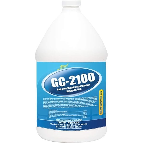 Birsppy List N Disinfectant Spray and All Purpose Cleaner - Ready to Use - 3 Minute Contact Time - 1 Gallon - Works in Foggers & E-Sprayers