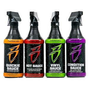 Bling Sauce Kit de Limpieza/detallado para Salsas, Paquete de 4, 20 oz Cada uno