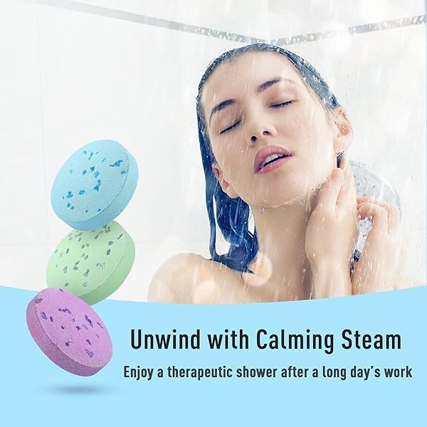 Bombas de baño para aromaterapia, regalo para mujeres, paquete de 16 tabletas con aceites esenciales puros, 5 aromas sensuales dulces, set de regalo ideal para aliviar el estrés, relajación, disfrutar del spa en casa, cumpleaños, vacaciones - Image 3