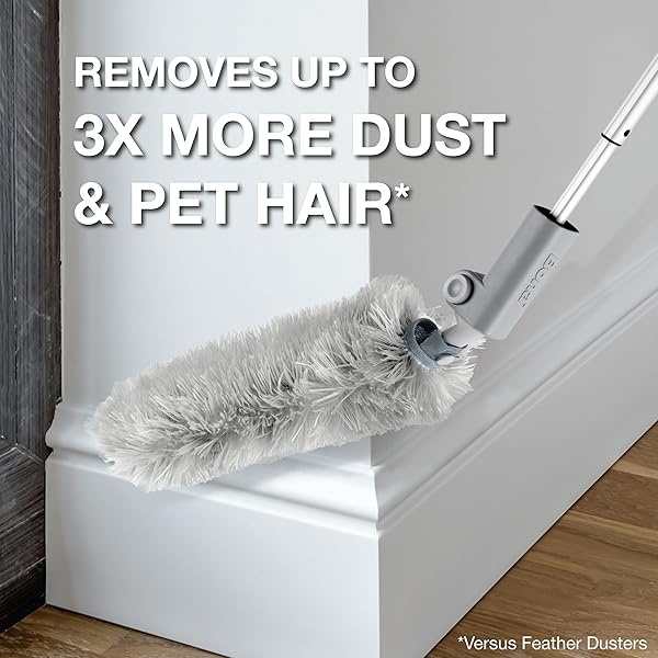Bona - Recambios Reutilizables para Plumero – Paquete de 2 – Sistema de Polvo de Alto Rendimiento – Plumeros de Microfibra Que eliminan el Polvo y el Pelo de Mascotas para Limpieza en Todo el hogar - Image 3