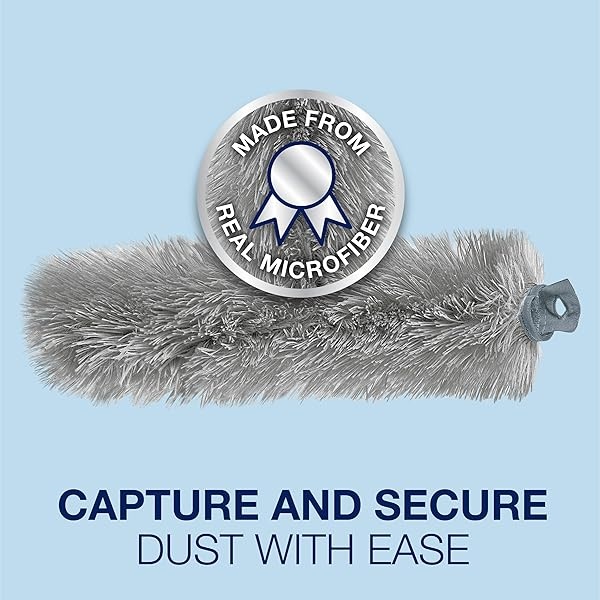 Bona - Recambios Reutilizables para Plumero – Paquete de 2 – Sistema de Polvo de Alto Rendimiento – Plumeros de Microfibra Que eliminan el Polvo y el Pelo de Mascotas para Limpieza en Todo el hogar - Image 5