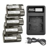Bonacell Paquete de 2 baterías BP-511 compatibles con batería Canon y cargador EOS 5D, 10D, 20D, 20Da, 30D, 40D, 50D, 300D, D30, D60, Rebel PowerShot G1 G2 G3 G5 G6 Pro 1 Pro 90 Pro 90IS