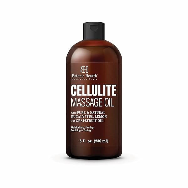 Botanic Hearth Cellulite Massage Oil, Unique Blend of Massage Essential Oils - Improves Skin Firmness, More Effective Than Cellulite Cream, 8 fl oz - Image 8
