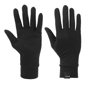 Browint - Guantes de seda para clima frío, color negro, unisex, talla S, M, L, XL, XXL
