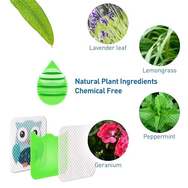 BuggyBands Paquete de 120 parches de mosquitos para niños y adultos, ingredientes naturales a base de plantas, sin DEET - Image 4