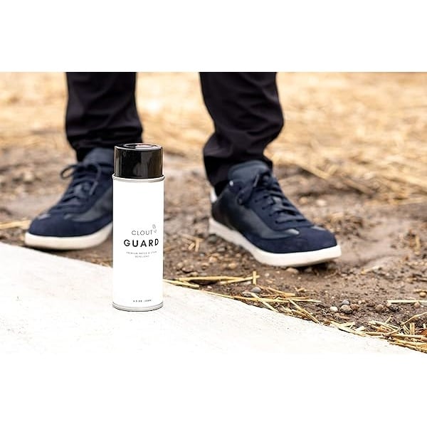 CLOUT Guard - Repelente de agua y manchas de alta calidad, impermeable y protege, piel, nubuck, tela, nailon, poliéster y más - Protector de cabeza de tenis para todos los tenis, zapatos, botas y - Image 5
