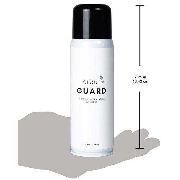 CLOUT Guard - Repelente de agua y manchas de alta calidad, impermeable y protege, piel, nubuck, tela, nailon, poliéster y más - Protector de cabeza de tenis para todos los tenis, zapatos, botas y - Image 7