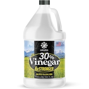 Calyptus 30% puro vinagre concentrado | diluye hasta 6 galones | 6 vinagre de limpieza de energía | a base de plantas | hogar y al aire libre | limpiador multiuso, 1 galón