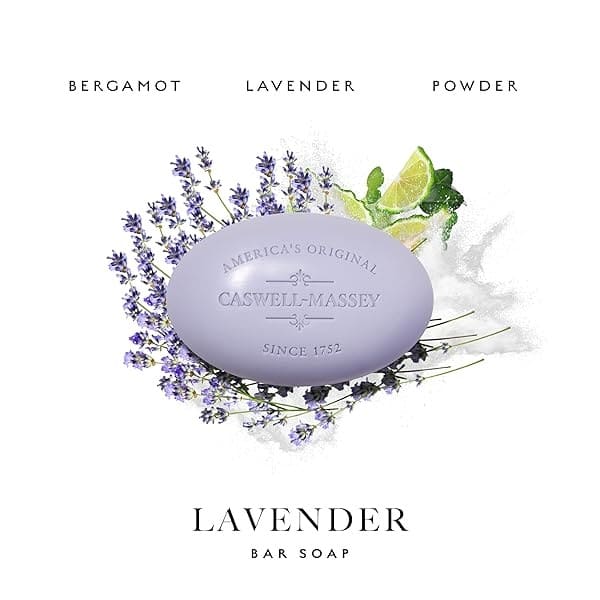 Caswell-Massey Triple Milled Luxury Bath Soap - Lavender Single Bar Soap, 5.8 Oz - Image 5