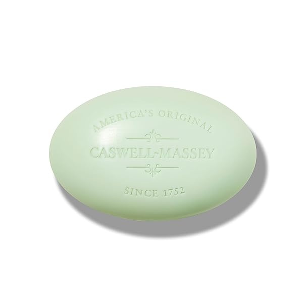 Caswell-Massey Triple Milled Luxury Bath Soap Set - Cucumber and Elderflower Single Bar Soap, 5.8 Oz - Image 5