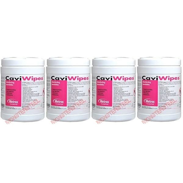 CaviWipes - Toallitas limpiadoras germacidas de Cavicide de 160 unidades