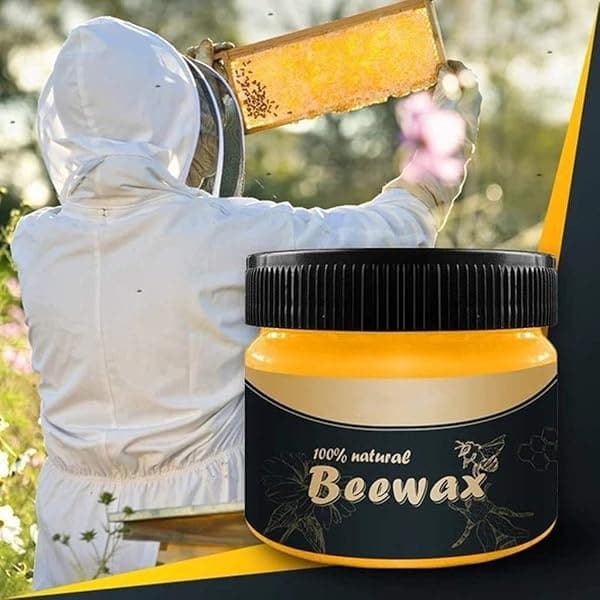 Cera de abeja para muebles, cera de abeja tradicional para madera y muebles, pulido y limpiador para el cuidado de muebles - Image 3