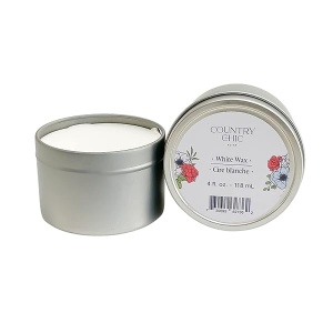 Cera para muebles – 100% natural para muebles de madera cruda o pintados (blanco, 4 oz)