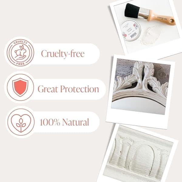 Cera para muebles – Sellador 100% natural para madera cruda o superficies pintadas – 2, 4 o 8 oz – 7 colores, Perla, 118,29 ml, 1 - Image 10