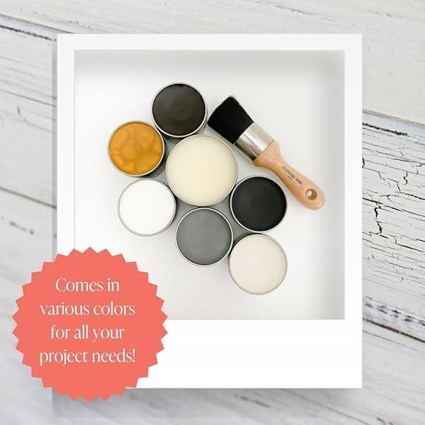 Cera para muebles – Sellador 100% natural para madera cruda o superficies pintadas – frasco de 2, 4 u 8 oz – 7 colores, gris, 118,29 ml, 1 - Image 6