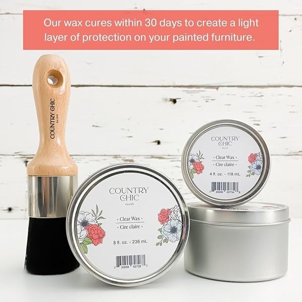 Cera para muebles, sellador 100% natural para pintura de muebles de gis o madera cruda, protección de la luz, fácil de aplicar, sin olor, respetuoso con el medio ambiente, 7 opciones de color, - Image 5