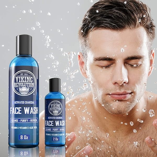 Charcoal Face Wash for Men- Scrub Away Dirt and Toxins - Cleanse, Purify and Refresh - Daily Charcoal Facial Cleanser - Image 6