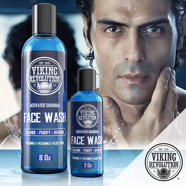 Charcoal Face Wash for Men- Scrub Away Dirt and Toxins - Cleanse, Purify and Refresh - Daily Charcoal Facial Cleanser - Image 7