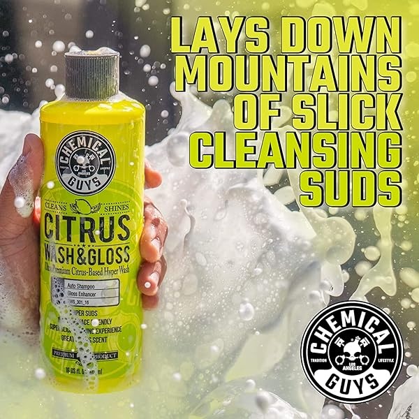 Chemical Guys HOL357 Clean & Shine - Kit de inicio de lavado de autos, camiones, motocicletas, SUV, Jeeps, RV y más (juego de 7 piezas, incluyendo 3 productos químicos de 16 onzas - Image 5