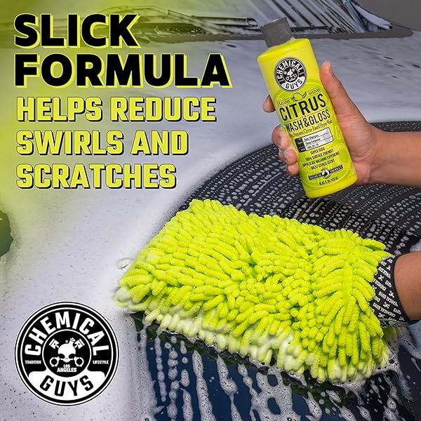 Chemical Guys HOL357 Clean & Shine - Kit de inicio de lavado de autos, camiones, motocicletas, SUV, Jeeps, RV y más (juego de 7 piezas, incluyendo 3 productos químicos de 16 onzas - Image 6