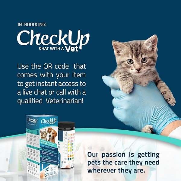 Chequeo 10 parámetros de tiras de prueba de orina para gatos y perros x 50, monitoreo de la salud de las mascotas, detecta urobilinógeno, glucosa, bilirrubina, cetona, gravedad específica, sangre, pH, proteína, nitrito, leucocitos - Image 7