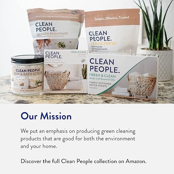 Clean People - Detergente ultra concentrado para colada, aroma fresco de 96 cargas. Alimentado por ingredientes naturales a base de plantas, embalaje reciclable, lucha contra manchas y funciona con todas las máquinas - Image 7