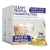 Clean People - Detergente ultra concentrado para colada, sin fragancia 96 cargas. Alimentado por ingredientes naturales a base de plantas, embalaje reciclable, lucha contra manchas y funciona con todas las máquinas