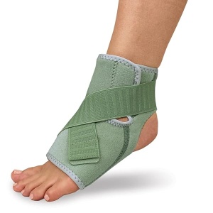 CleanPrene Tobillera, sostenible, soporte biobasado para tobillo, talla única, se adapta al pie izquierdo o derecho