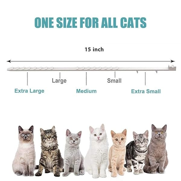 Collar calmante Andrimax para gatos y gatitos, alivia la ansiedad o el estrés, fórmula de feromonas naturales, no dañina, resistente al agua, para tu mascota, collar de hasta 15 pulgadas, se adapta a gatos - Image 7