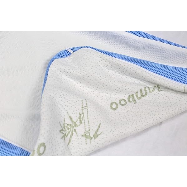 Comfyt - Funda de almohada de gel de repuesto para todas las almohadas de la marca clásica para almohadas de espuma viscoelástica, lavable a máquina, transpirable, antialérgica, solo funda de almohada - Image 4