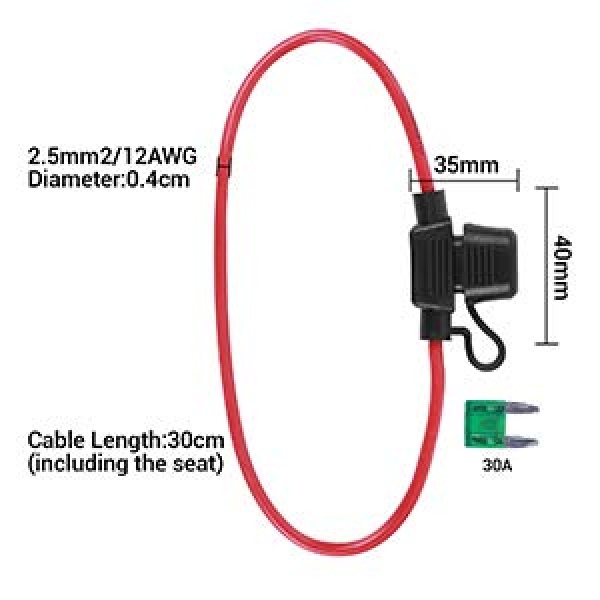 Controlador de velocidad del motor PWM CC, PEMENOL 7-70 V 30 A, interruptor de control de velocidad ajustable PWM regulador de velocidad del motor con fusible de 30 A utilizado para control de velocidad del ventilador - Image 7