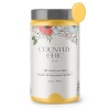Country Chic Paint - Pintura todo en uno estilo de gis para muebles, decoración del hogar, armarios, manualidades, respetuosa con el medio ambiente, preparación mínima de superficies, pintura mate multisuperficie - chanclos amarillas [amarillo] - cuarto de galón (32 onzas)