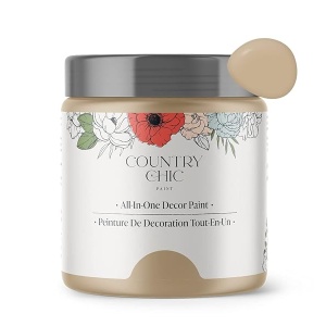 Country Chic Paint - Pintura todo en uno estilo gis para muebles, decoración del hogar, armarios, manualidades, pintura mate respetuosa con el medio ambiente, viaje por carretera [beige] Pinta 16