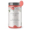 Country Chic Paint - Pintura todo en uno estilo gis para muebles, decoración del hogar, armarios, manualidades, respetuosa con el medio ambiente, preparación mínima de superficies, pintura mate multisuperficie - Brillo del atardecer [rosa coral] - cuarto de galón (32 onzas)