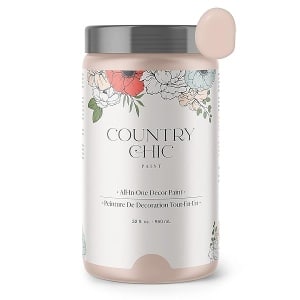 Country Chic Paint - Pintura todo en uno estilo gis para muebles, decoración del hogar, gabinetes, manualidades, pintura mate respetuosa con el medio ambiente, Ooh La La [rosa claro] cuarto de galón