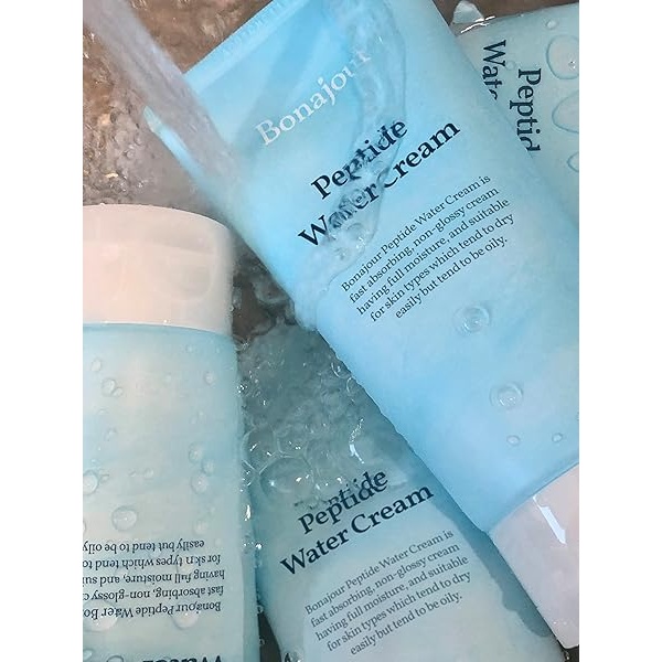 Crema hidratante natural de péptido para pieles grasas y sensibles (tipo de piel grasa de bomba de agua), mejor humectante facial, antienvejecimiento, anti arrugas, brillo 3.38 fl. oz - Image 3